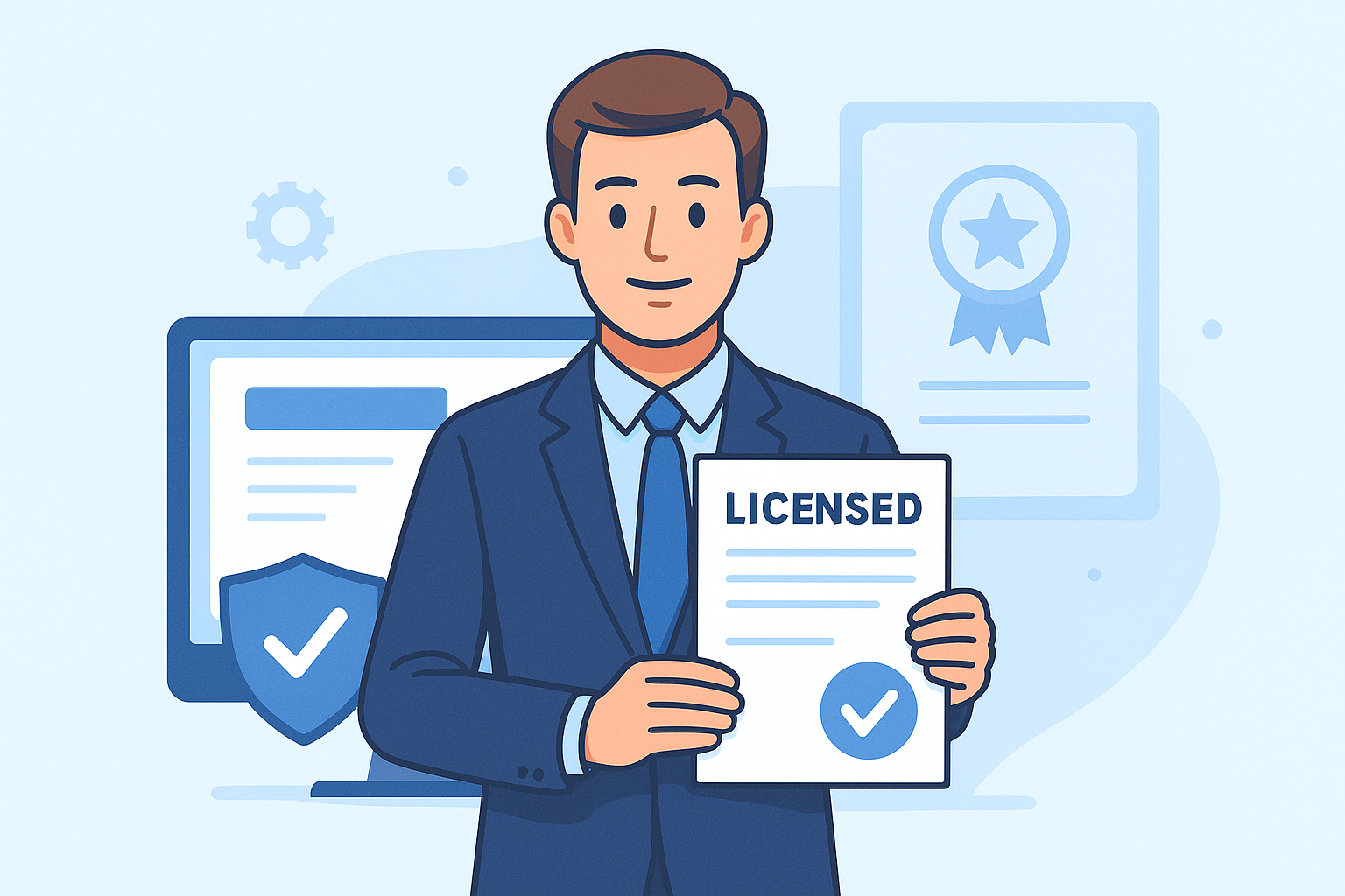Licensed Trader Illustration